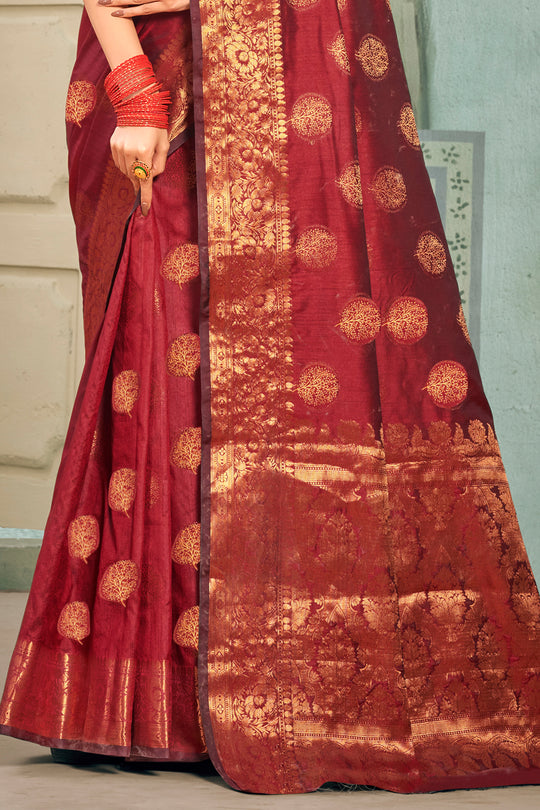Cotton Silk Saree Pallu