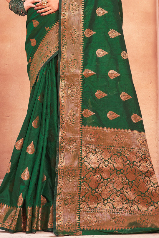 Cotton Silk Pallu