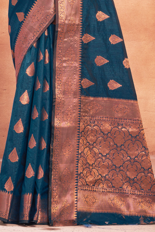 Cotton Silk Saree Pallu
