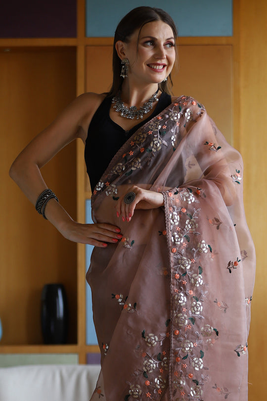 Organza Saree