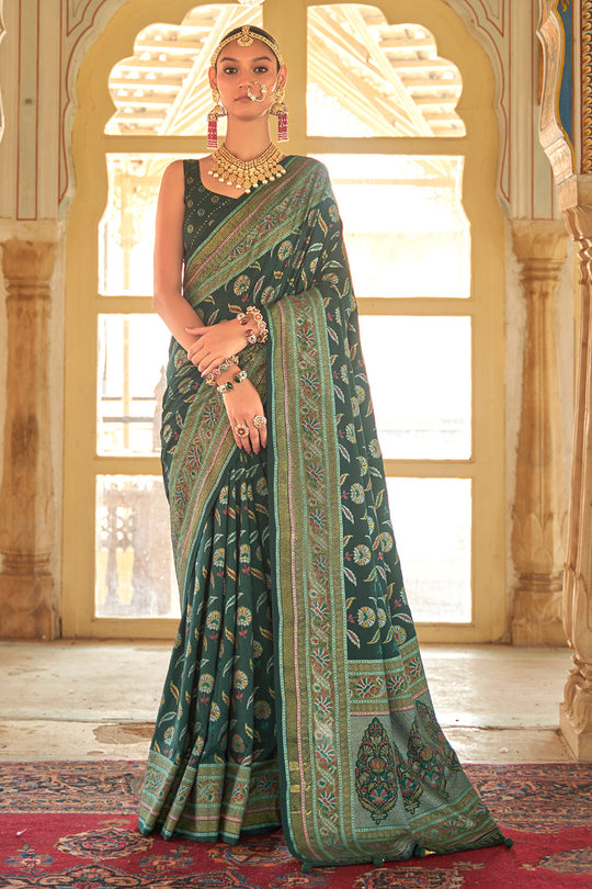 Castleton Green Banarasi Saree