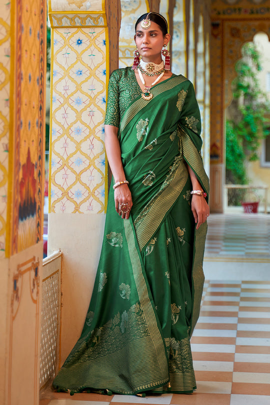 Castleton Green Banarasi Saree