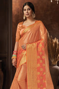 organza saree