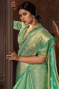organza saree