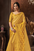 organza saree