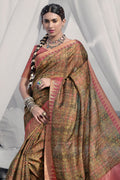 Multicolor Digital Print Saree
