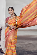 Multicolor Digital Print Saree