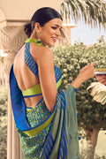Chinoise Green Patola Saree