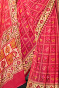 Taffy Pink Georgette Saree