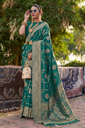 Jade Green Banarasi Saree