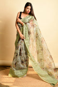 organza saree