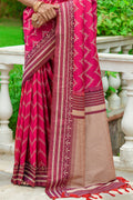 Special Pink Raw Silk Saree