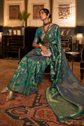 Castleton Green Kanjivaram Saree