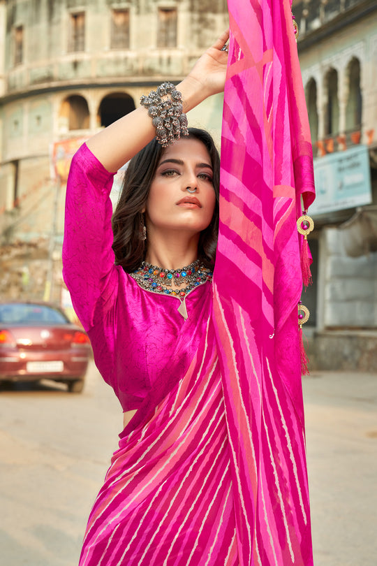 leheriya saree