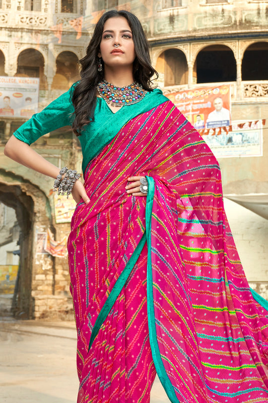 leheriya saree