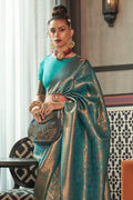 Dynasty Green Kanjivaram Saree