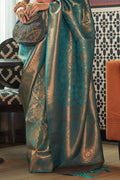 Dynasty Green Kanjivaram Saree