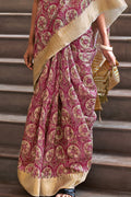 Digital Print Saree Design