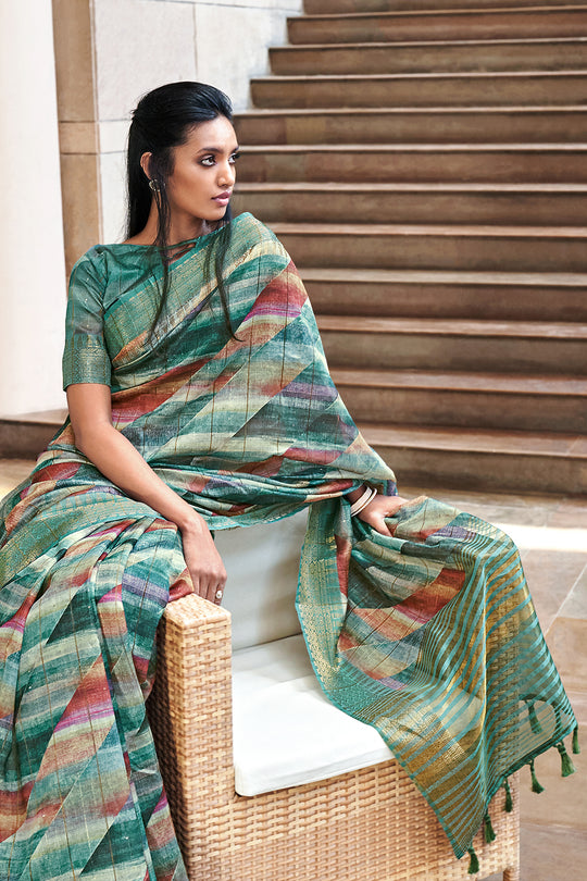 Fancy Digital Print Saree