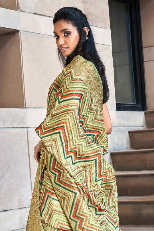 Fancy Digital Print Saree