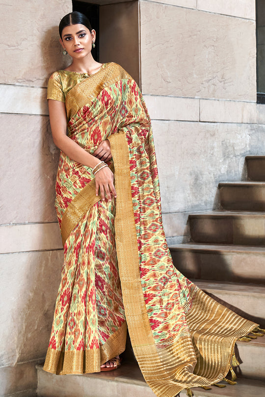 Digital Print Saree