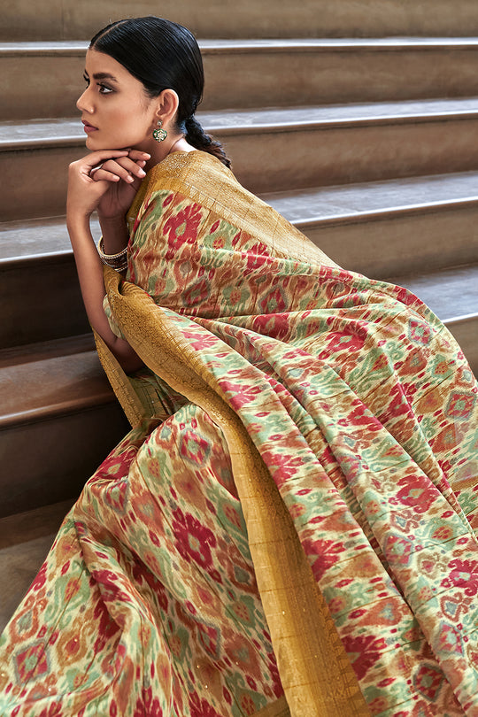 Fancy Digital Print Saree