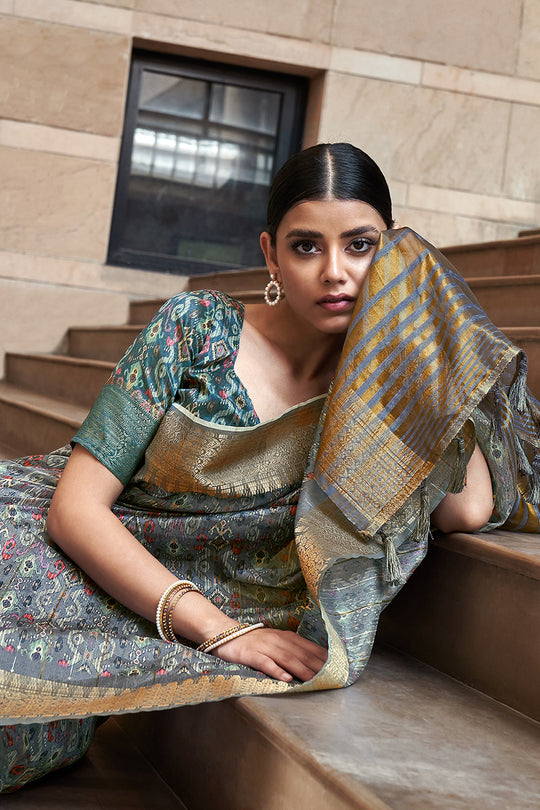 Fancy Digital Print Saree