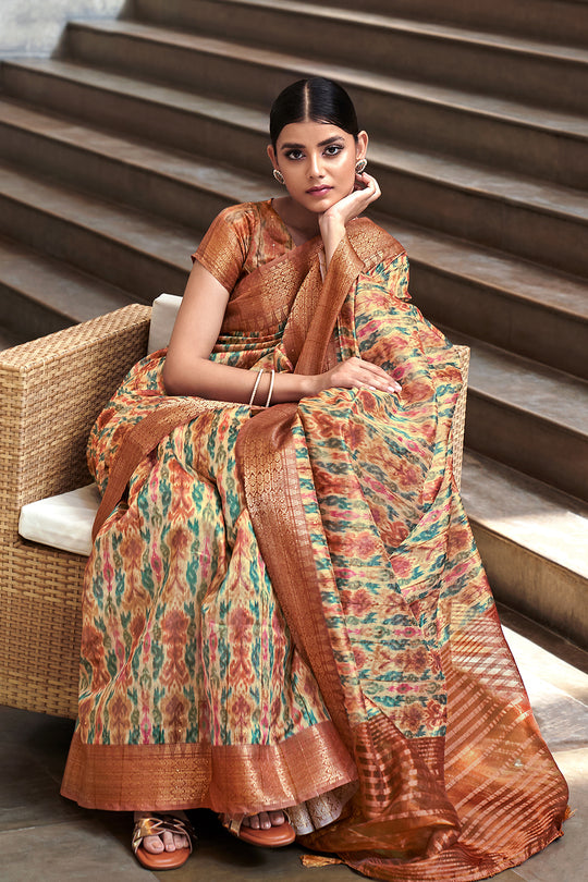 Fancy Digital Print Saree