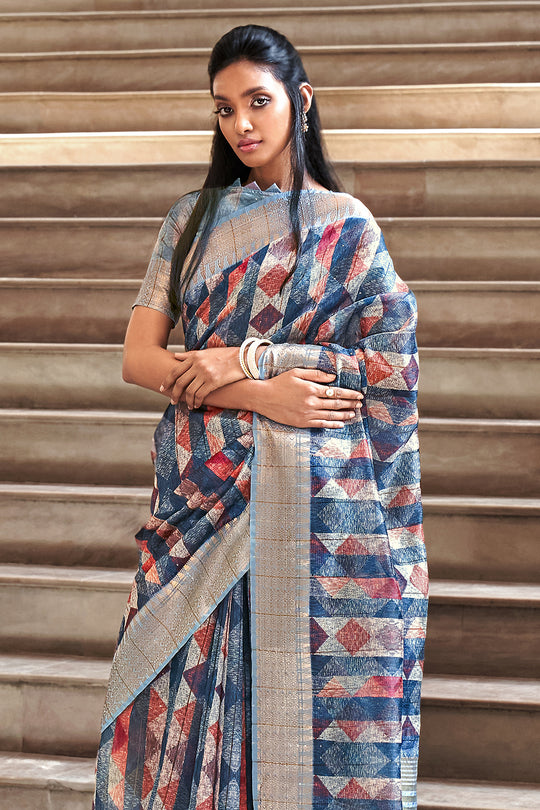 Fancy Digital Print Saree