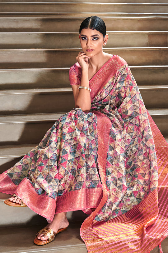 Fancy Digital Print Saree