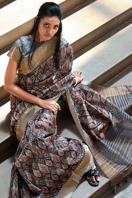 Fancy Digital Print Saree