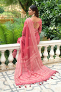 Flamingo Pink Cotton Saree