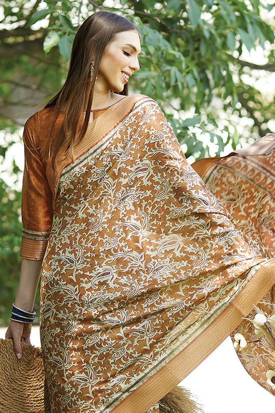 Fancy Digital Print Saree