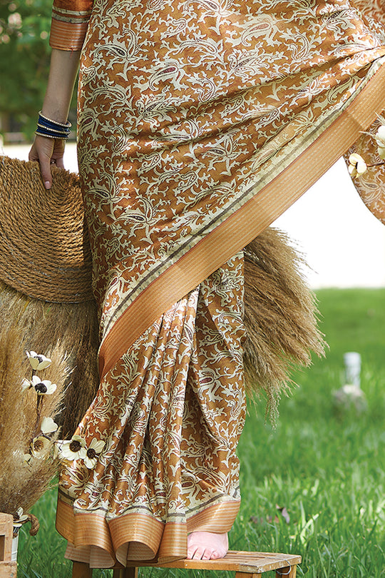  Digital Print Saree design