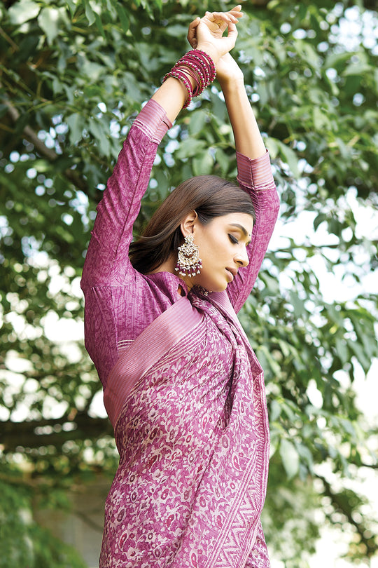 Fancy Digital Print Saree