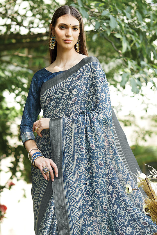 Fancy Digital Print Saree