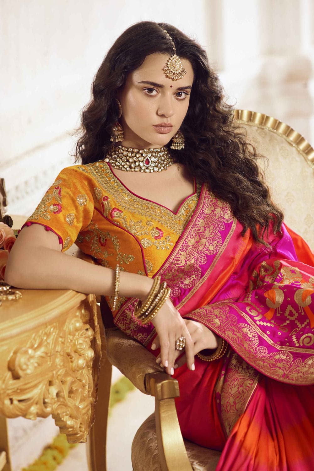 Pink Shaded Soft Silk Party Wear Saree 2024 www.lightgames.pro