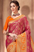 Magenta Purple Kanjivaram Saree