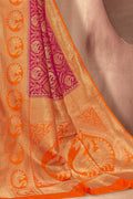 Magenta Purple Kanjivaram Saree