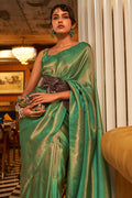 Green Kanjivaram Saree