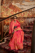 Pink Kanjivaram Saree