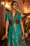 Green Kanjivaram Saree