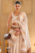 Off White Silk Saree