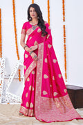 pink saree