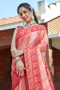 Taffy Pink Brasso Saree