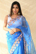 organza saree