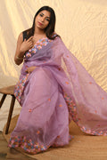 organza saree