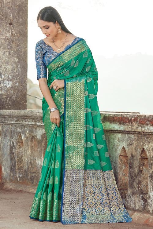 silk banarasi saree 