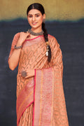 Mauvelous Pink Cotton Saree