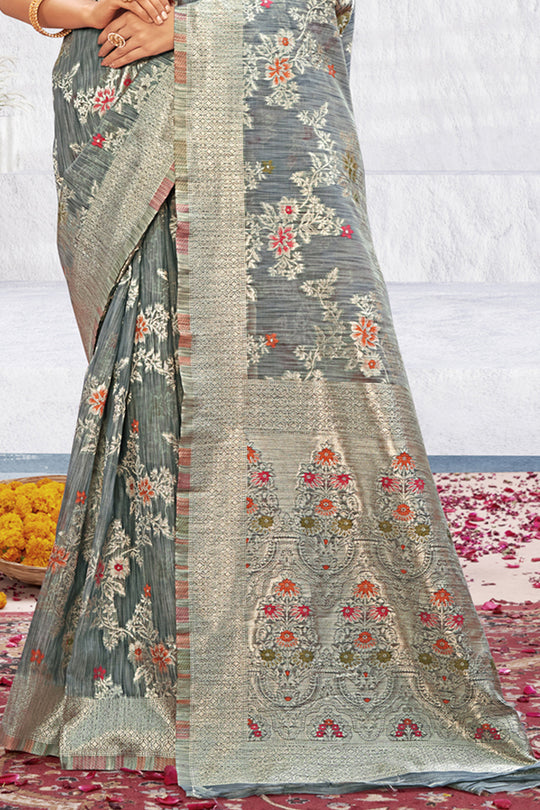 Cotton silk Saree Design